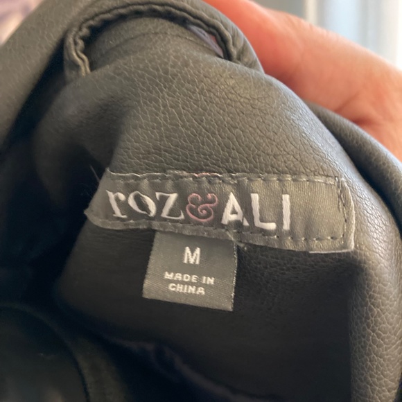 Grey Leather Jacket - Picture 6 of 7